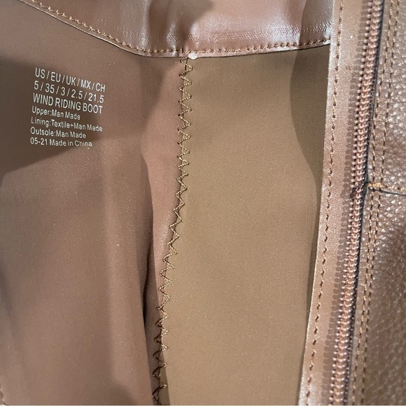 Women’s Kenneth Cole Reaction Women's Wind Riding Brown Boots Size 5 US! - Picture 11 of 12